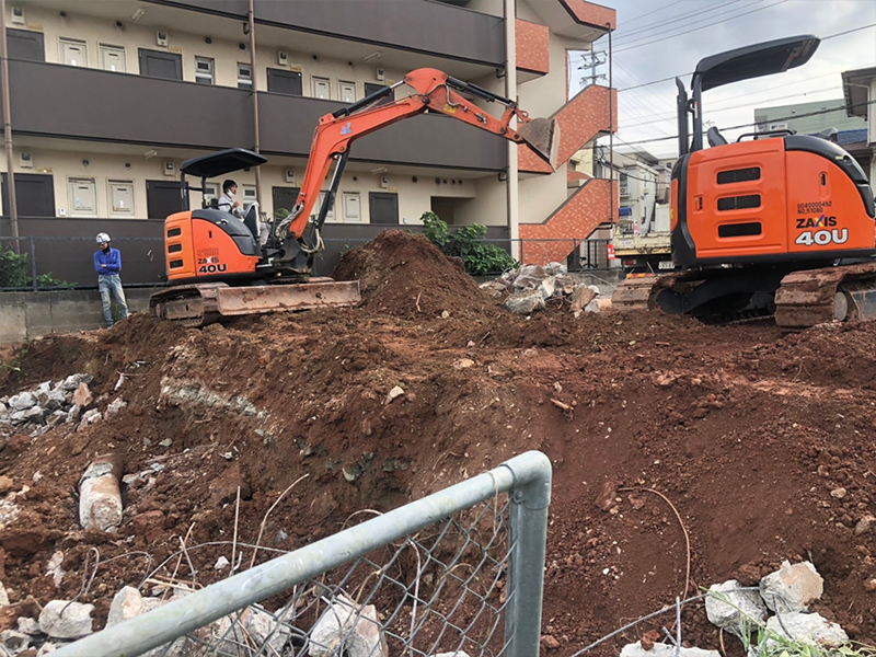 福岡東区宅地造成工事